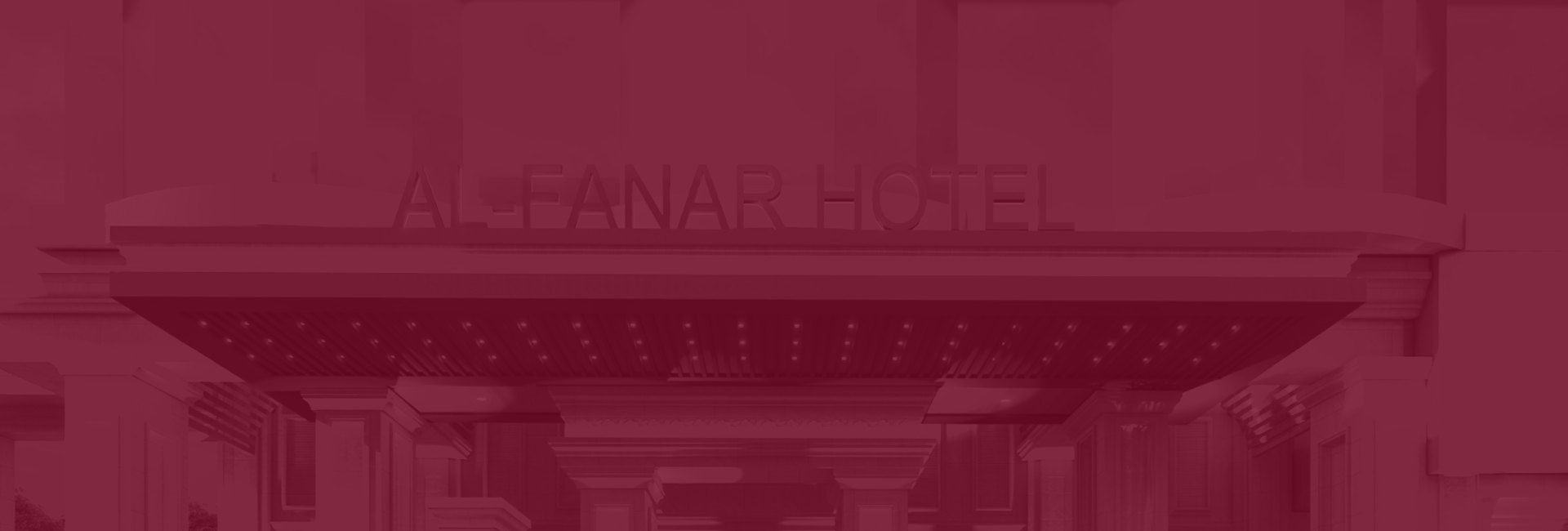 Golden hotel corridor backdrop